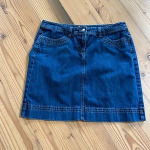 Boden jean skirt